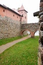 Detail of Castle of Trakai (Lithuania) Royalty Free Stock Photo