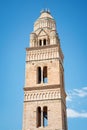 Bell tower of the Cathedral `Holy Mary assumed into heaven`, Gaeta. Italy Royalty Free Stock Photo