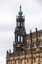 The Cathedral of the Holy Trinity, Katolische Hofkirche in the old town of Dresden, Germany Royalty Free Stock Photo