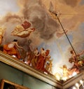 Detail of ceiling Palazzo Pitti Florence italy Royalty Free Stock Photo