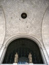 Detail of ceiling of Union Station, Washington DC Royalty Free Stock Photo