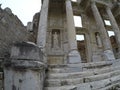 A Detail of the Celsus Library, Ephesus, Turkey Royalty Free Stock Photo