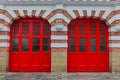 Detail of the Central Fire Station in Singapor Royalty Free Stock Photo