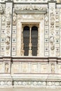 Detail of Certosa at Pavia medieval church and monastery Royalty Free Stock Photo