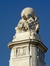 Detail of Cervantes Monument, Madrid Royalty Free Stock Photo