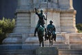 Detail of Cervantes monument Royalty Free Stock Photo