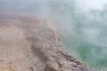 Detail of Champagne pool at Wai-O-Tapu in New Zealand Royalty Free Stock Photo