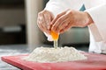 Detail of a Chef at work Royalty Free Stock Photo