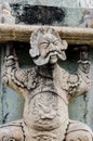 Detail of Chinese stone stupa, Wat Pho , Bangkok, Thailand