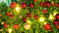 Detail of a Christmas decoration Royalty Free Stock Photo