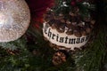 Detail Christmas tree decoration Royalty Free Stock Photo