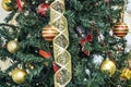 Detail of Christmas tree