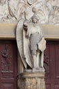 Detail of the chuch in Dijon Royalty Free Stock Photo