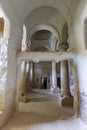 Detail of the church arches carved in the rock