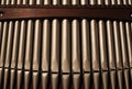 A detail of Church Organ Pipes