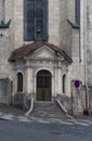 Detail of a church of Saint Catherine, Banska Stiavnica, Slovakia Royalty Free Stock Photo