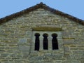 Detail of the Church of San Juan de Busa. Huesca. Spain. Royalty Free Stock Photo