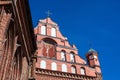 Detail of Church of St. Francis and Bernadine in Vilnius