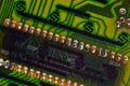 Detail of an electronic board