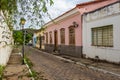 Detail of the city of Goias in colonial style.