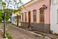 Detail of the city of Goias in colonial style.