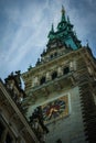 Detail of the city hall of hamburg Royalty Free Stock Photo