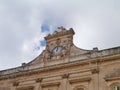 Detail of a city hall in Italy