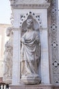 Detail on City Hall, Piazza del Campo Square, Siena Royalty Free Stock Photo