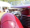 Detail classic American car Royalty Free Stock Photo