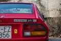 detail of a classic red Alfa Romeo GTV 2.0 Royalty Free Stock Photo