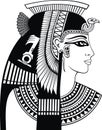 Detail of cleopatra head Royalty Free Stock Photo