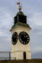 Clock tower in Novi Sad, Serbia Royalty Free Stock Photo