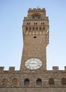 clock tower Palazzo Vecchio Royalty Free Stock Photo