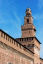 Sforza Castle - Milan Italy - Castello Sforzesco Royalty Free Stock Photo