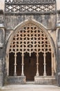 Detail of cloister of the Monastery of Santa Maria da Vitoria, Batalha Royalty Free Stock Photo