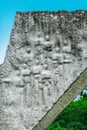 Detail of Broken wing Interrupted Flight monument in Sumarice Memorial Park near Kragujevac in Serbia