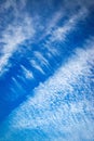 Detail clouds in the blue sky Royalty Free Stock Photo