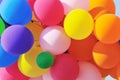 Detail of cluster of party balloons