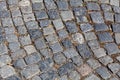 Detail of cobblestone path