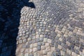 Detail of cobblestone path Royalty Free Stock Photo