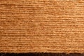 detail of coir doormat with natural fibres