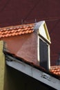 Detail colonial building Curacao