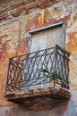 Detail of the colonial house, old Havana