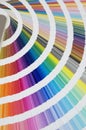 Detail of color guide - chart Royalty Free Stock Photo