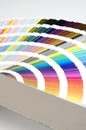 Detail of color guide - chart Royalty Free Stock Photo