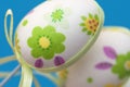 Detail of beautiful easter eggs Royalty Free Stock Photo