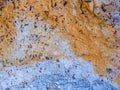 Detail of the colorful gravel and clay of a rural road Royalty Free Stock Photo