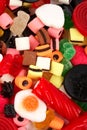 Detail of colorful sweets background Royalty Free Stock Photo