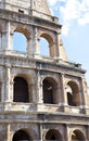 Detail of Colosseum in Rome Royalty Free Stock Photo