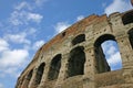 Detail of colosseum in Rome Royalty Free Stock Photo